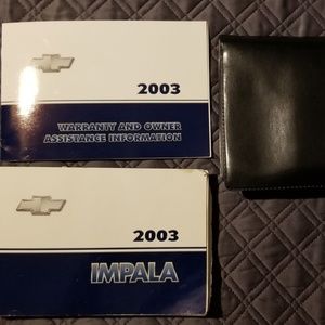 2003 Chevrolet Impala Owners and Warranty Manual